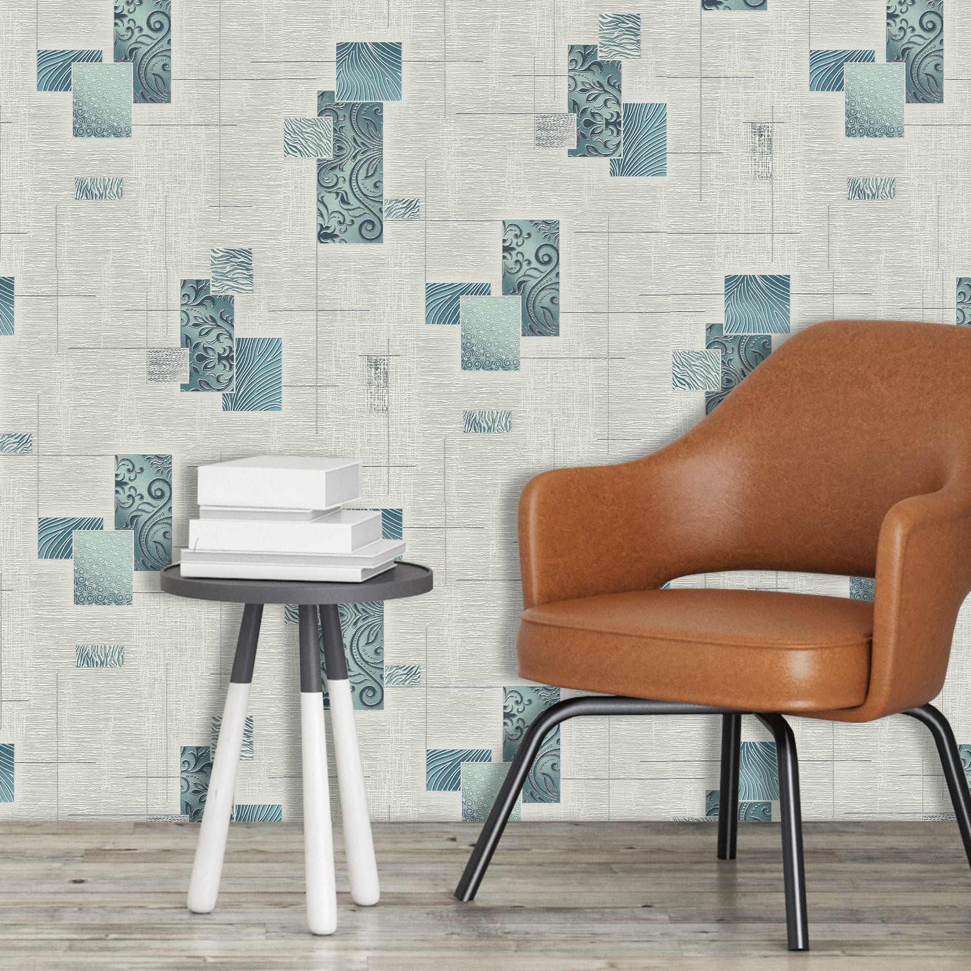 82399692 Обои виниловые бежевые 0.53 м обои Дакар Santreyd  - Вид №2