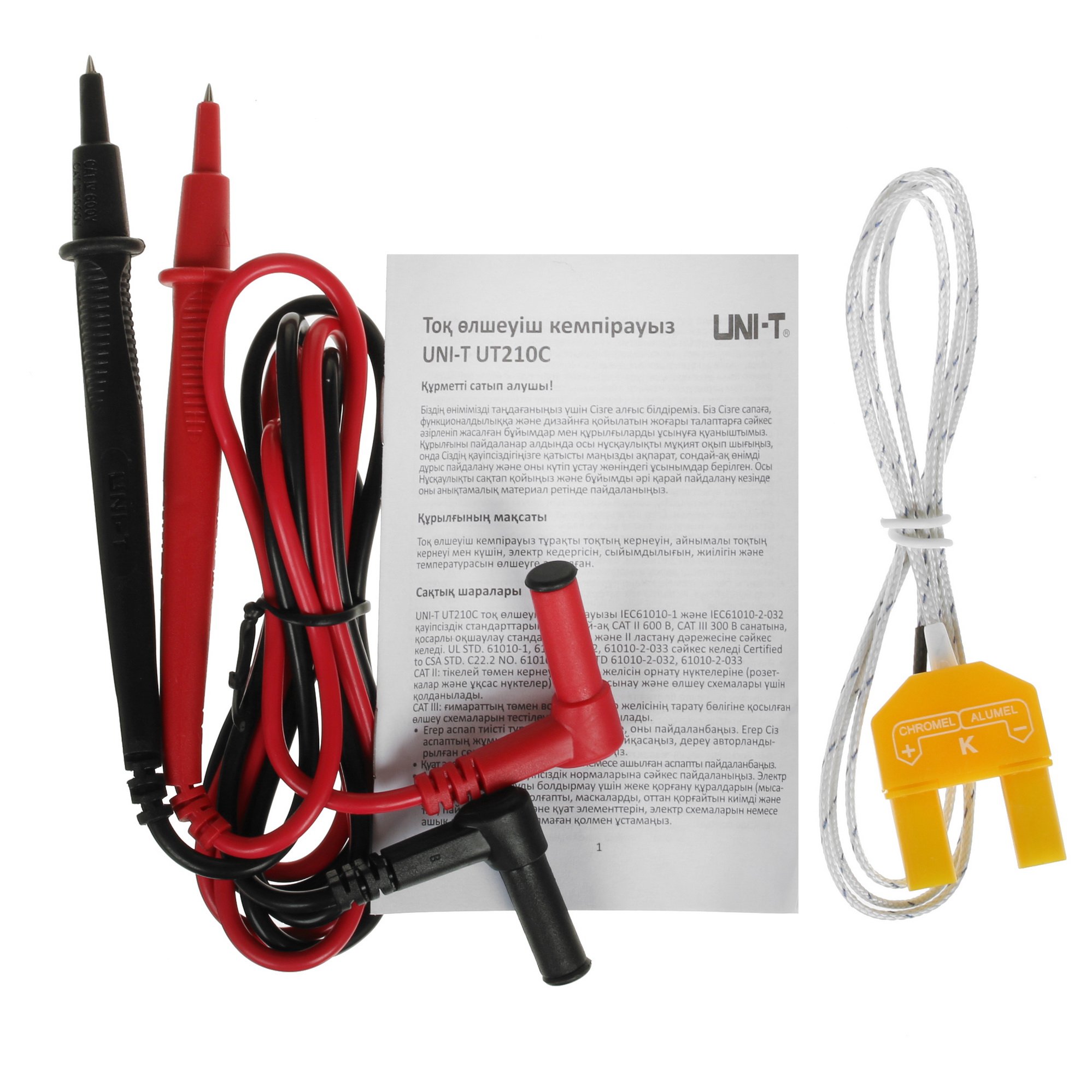 Клещи токоизмерительные UNI-T UT210C 4839611 STDN-0141521 - Вид №4