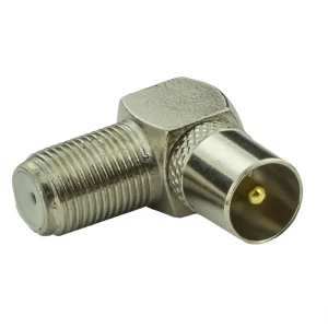 Переходник угловой Dori с F гнезда на ТВ штекер