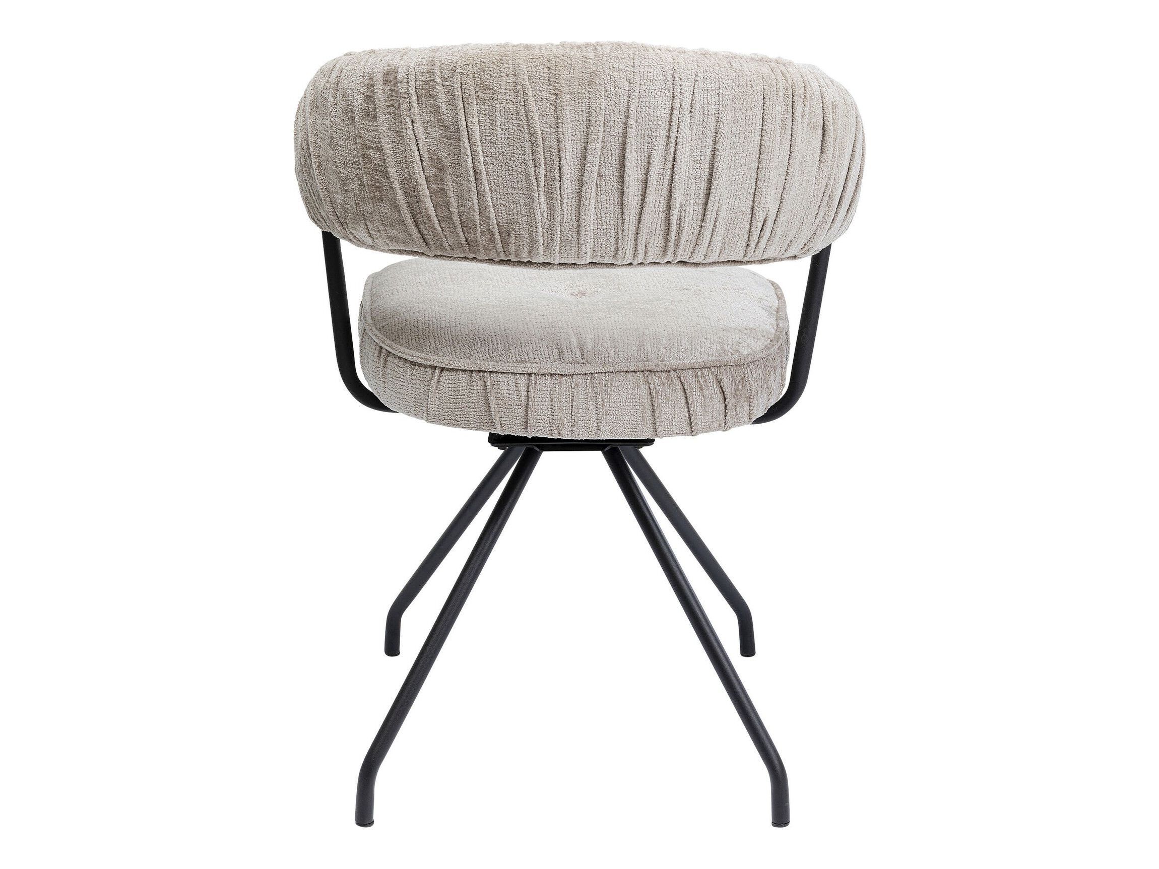 Тканевый поворотный стул с подлокотниками KARE Design ARABELLA ARCH-00028051 - Вид №4