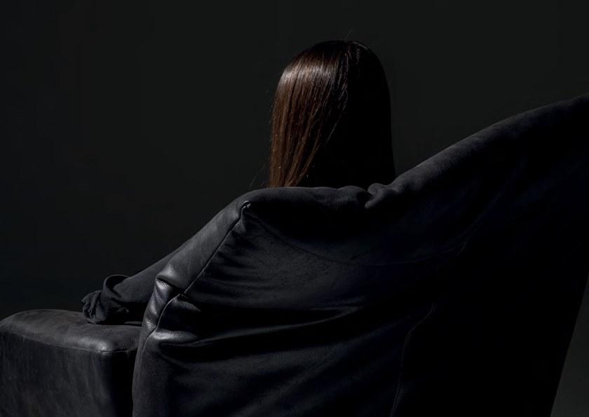 edra Поворотное кожаное кресло с подлокотниками  Chr010  - Вид №15