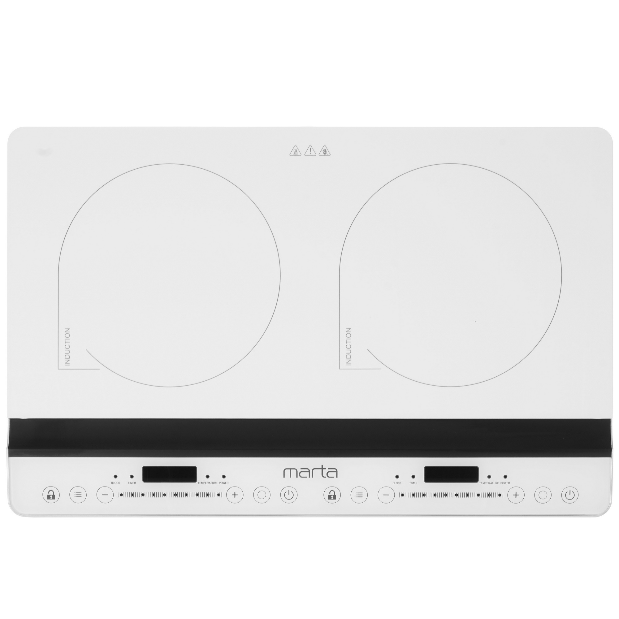 9058374 Плита компактная электрическая MARTA MT-HP4222C белый STDN-0113461