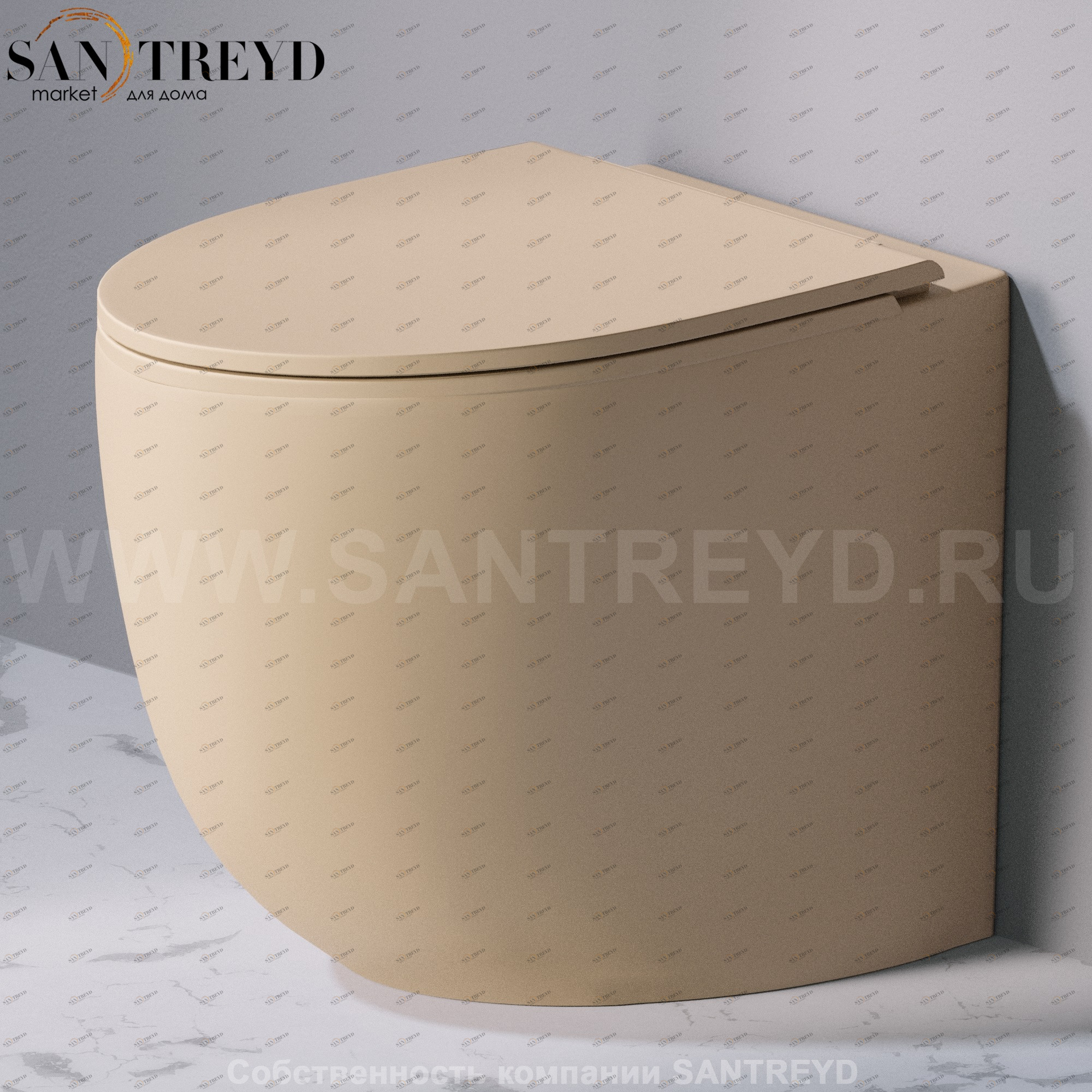 S557T0R0V7.131 Приставной унитаз напольный Бежевый A. e T. Italia Dot Италия AeT ITALIA DOT 2.0