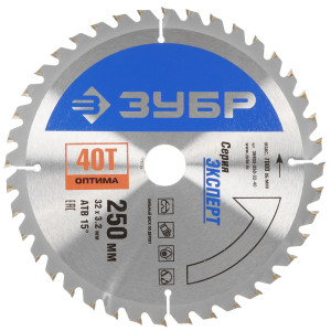Диск пильный ЗУБР 36903-250-32-40 5318178