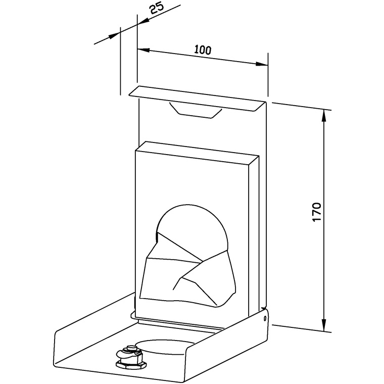 728518 Диспенсер для гигиенических сумок WP156-1 WAGNER_EWAR A-LINE Wagner Ewar  - Вид №1