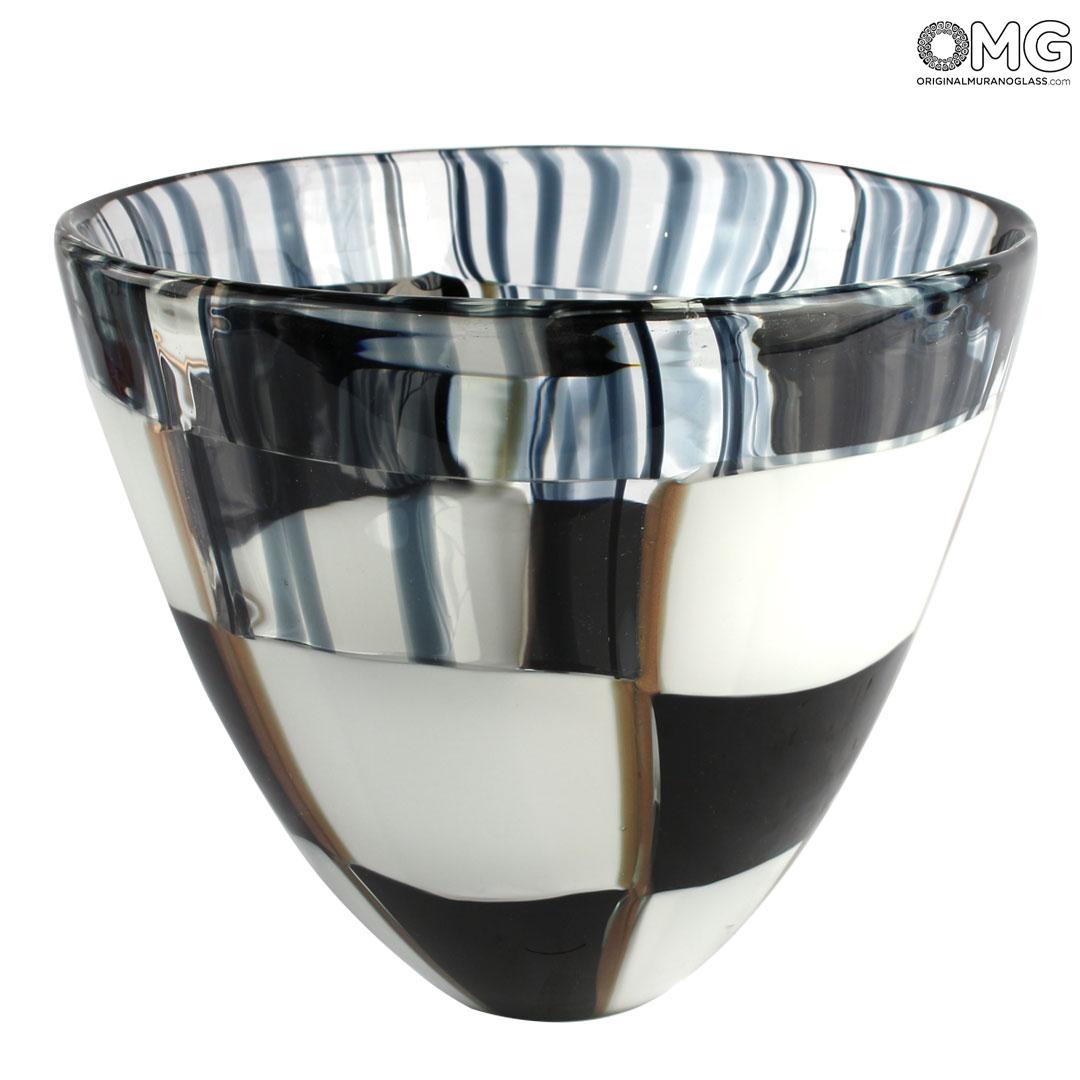 4674 ORIGINALMURANOGLASS Ваза Далмата с подсветкой - муранское стекло OMG 21 см  - Вид №1