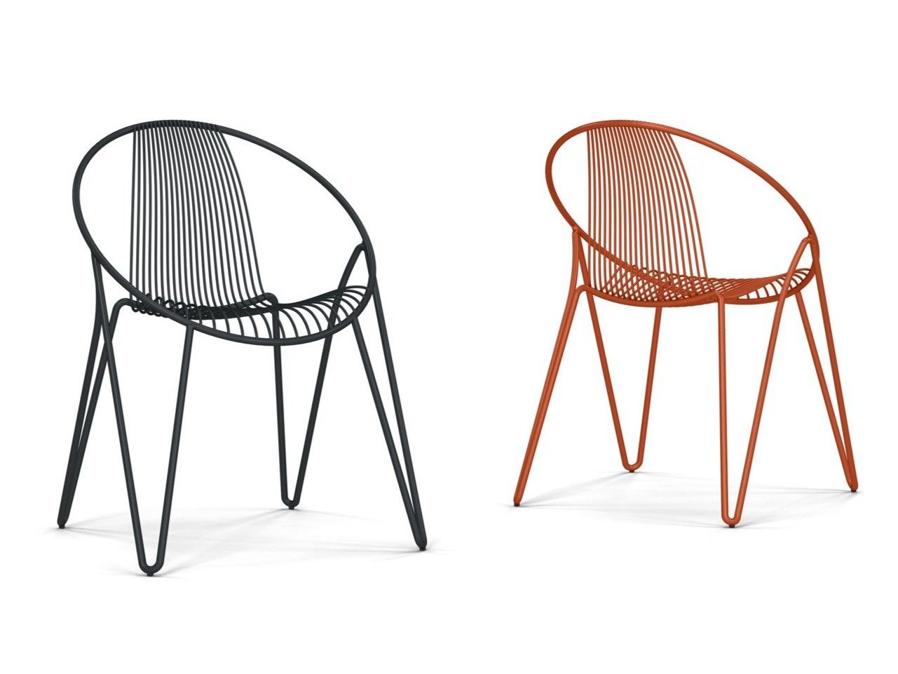 Садовый стул со стальными подлокотниками ROCHE BOBOIS MADAME O ARCH-00094507 - Вид №3