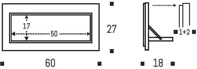 AMBIVALENZ Складная фанерная полка Fläpps regal 60×27-1 Fl160040 - Вид №4