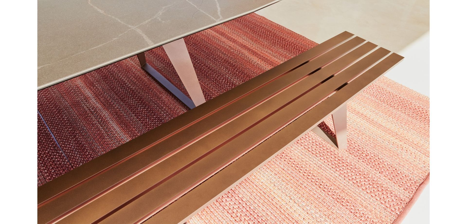 Алюминиевая садовая скамейка ROCHE BOBOIS ARCH-00127721 - Вид №2