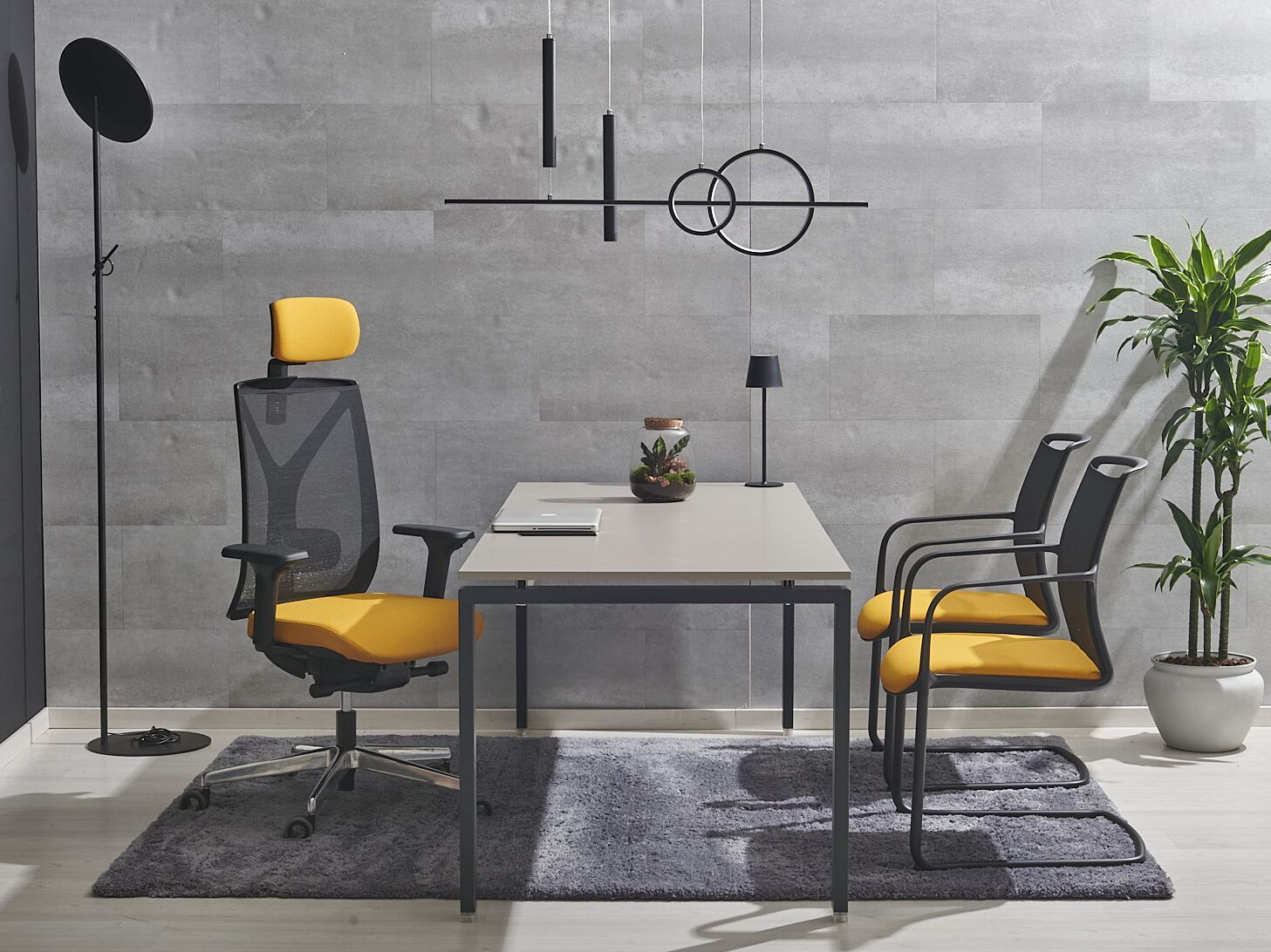 5-спицевое вращающееся офисное кресло с подлокотниками AP Factor Кони ARCH-00129292 - Вид №3