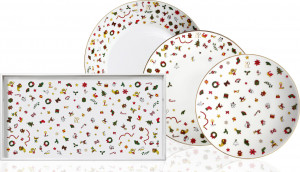 10668233 Taitu Сервиз столовый Taitu "Новый год" на 6 персон 14 предметов Фарфор