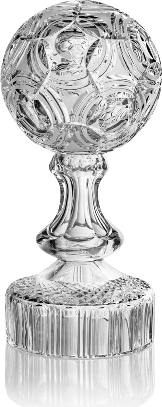 10625943 Шувалов Сувенир "Кубок мяч" D100 H200 Стекло 