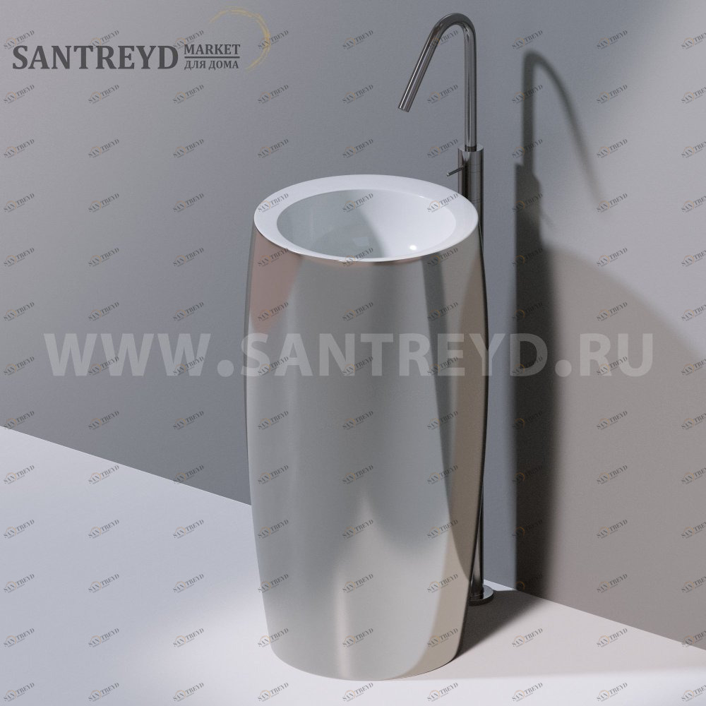 L100T0R0VT.251 Напольная раковина стоящая круглая A. e T. Italia SPOT AeT ITALIA TOTEM