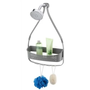 Полка для ванной прямоугольная Raindrops W5682-1G одноярусная 32 см цвет серый