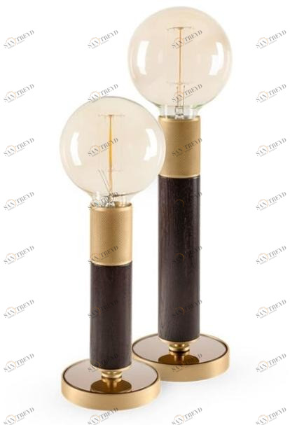 FRATO Настольная лампа с отраженным светом из фанерованной древесины Aspen sun-id-1435126