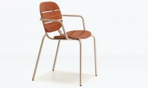 SCAB DESIGN Кресло для улицы из стали и дерева Si-si