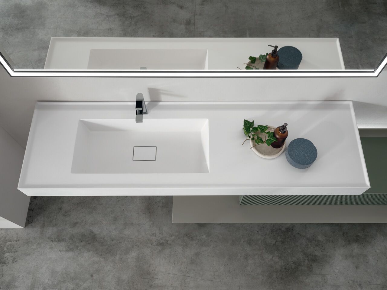 Шкаф для умывальника с выдвижными ящиками ARCOM Pollock текстуры ARCH-00074399 - Вид №1