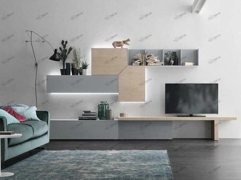 Gruppo Tomasella Модульная стенка для хранения вещей со встроенным освещением sun-id-1469569