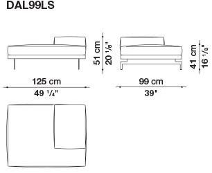 B&B Italia 3-х местный тканевый диван Dock sun-id-1376507 - Вид №188