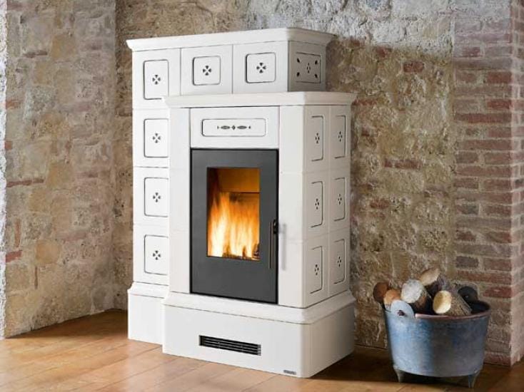 Изразцовая пеллетная печь для обогрева воздуха Piazzetta ARCH-00085001 - Вид №1