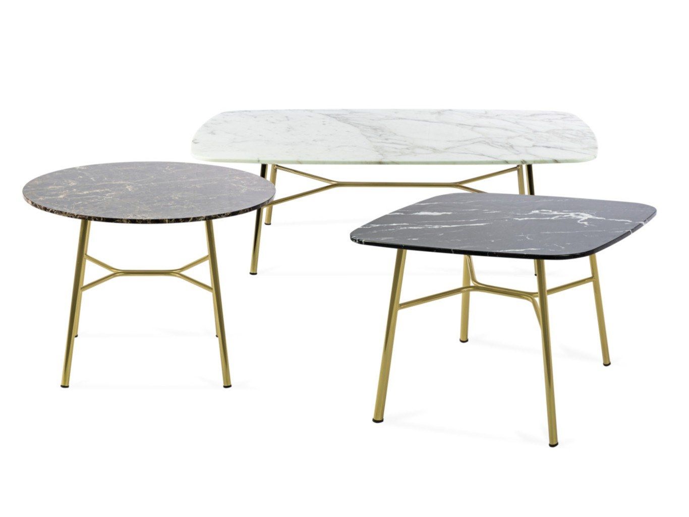 Квадратный мраморный журнальный столик TrabA' YUKI ARCH-00119709 - Вид №6