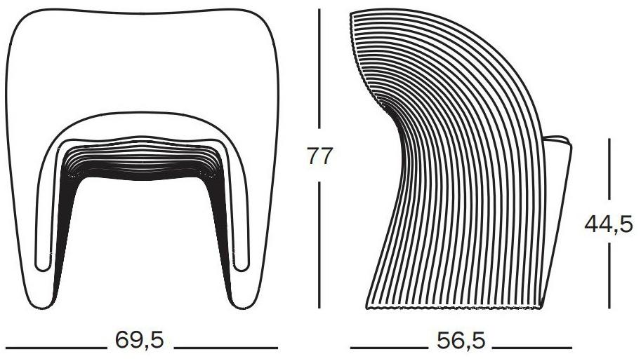 Magis Кресло из полиэтилена по контракту sun-id-1490470 - Вид №5