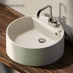 5050C9003 Накладная раковина на столешницу  круглая Ceramica Flaminia Twin