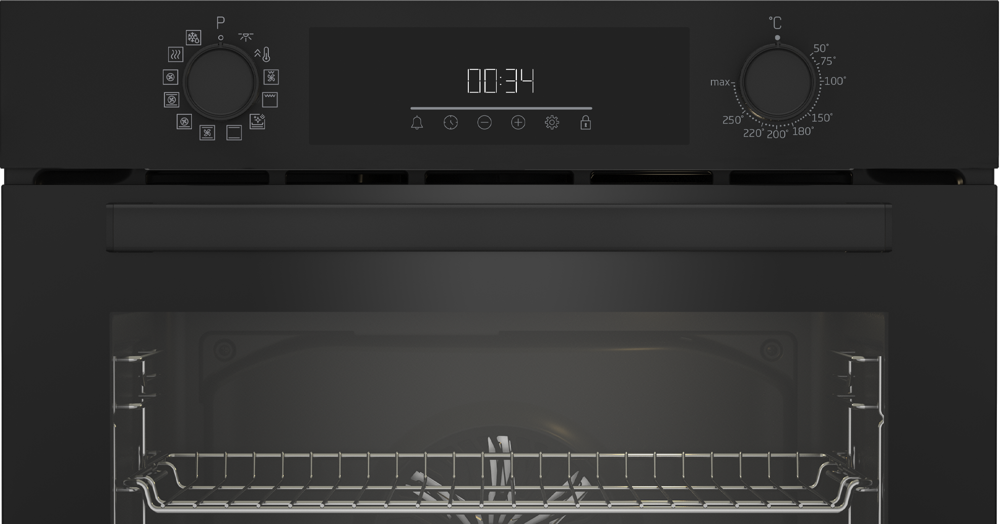5460084 Электрический духовой шкаф Beko BBIM11301B черный STDN-0125236 - Вид №2