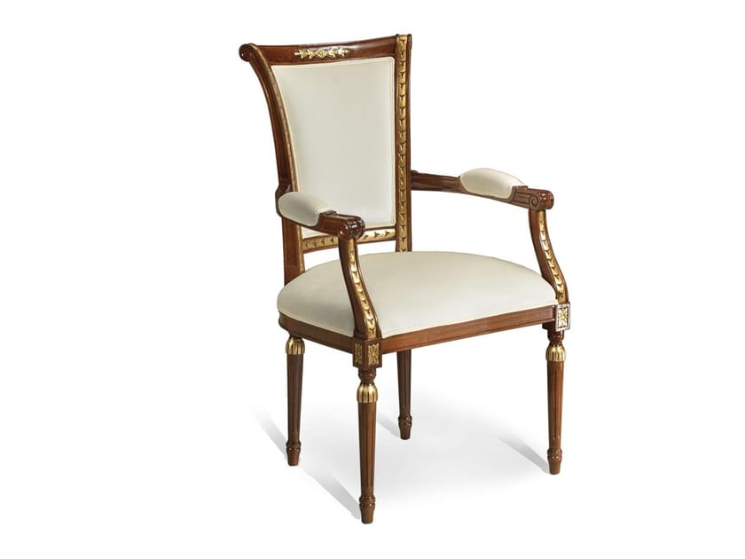 Стул из массива дерева с подлокотниками GUERRA VANNI CLASSICO 887P ARCH-00044924