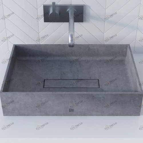 WВ606SERYJ Накладная раковина на столешницу  прямоугольная BetOn 