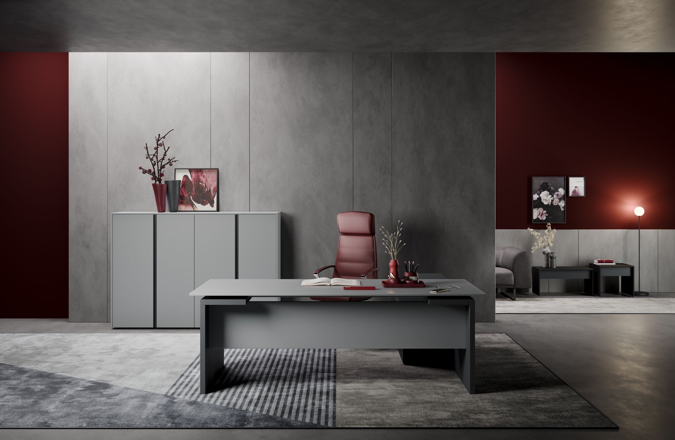 Исполнительный стол PROF тонкий ARCH-00139828 - Вид №3