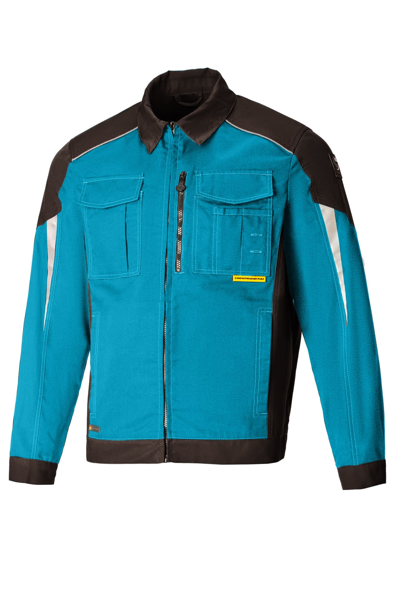 5031502 Костюм  NEW аквамарин-черный STATUS  Летняя спецодежда  размер 60-62/170-176  - Вид №1