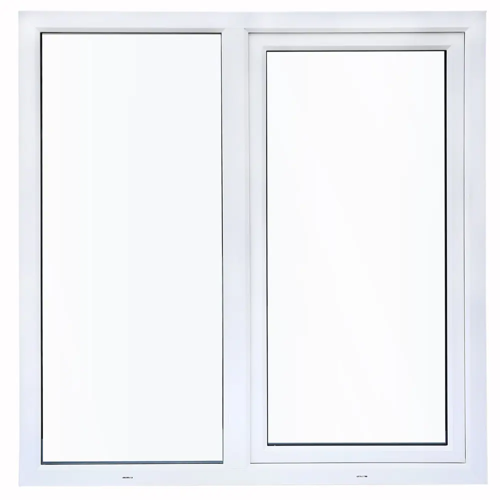 Окно пластиковое ПВХ VEKA двустворчатое 1410x1450 мм (ВxШ) двуxкамерный стеклопакет белый STLM-2061883 - Вид №4