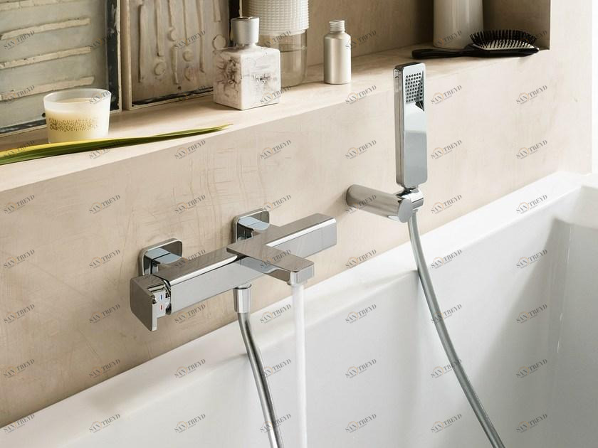 Nobili Rubinetterie Смеситель для ванны настенный с ручным душем Loop Lp90110cr