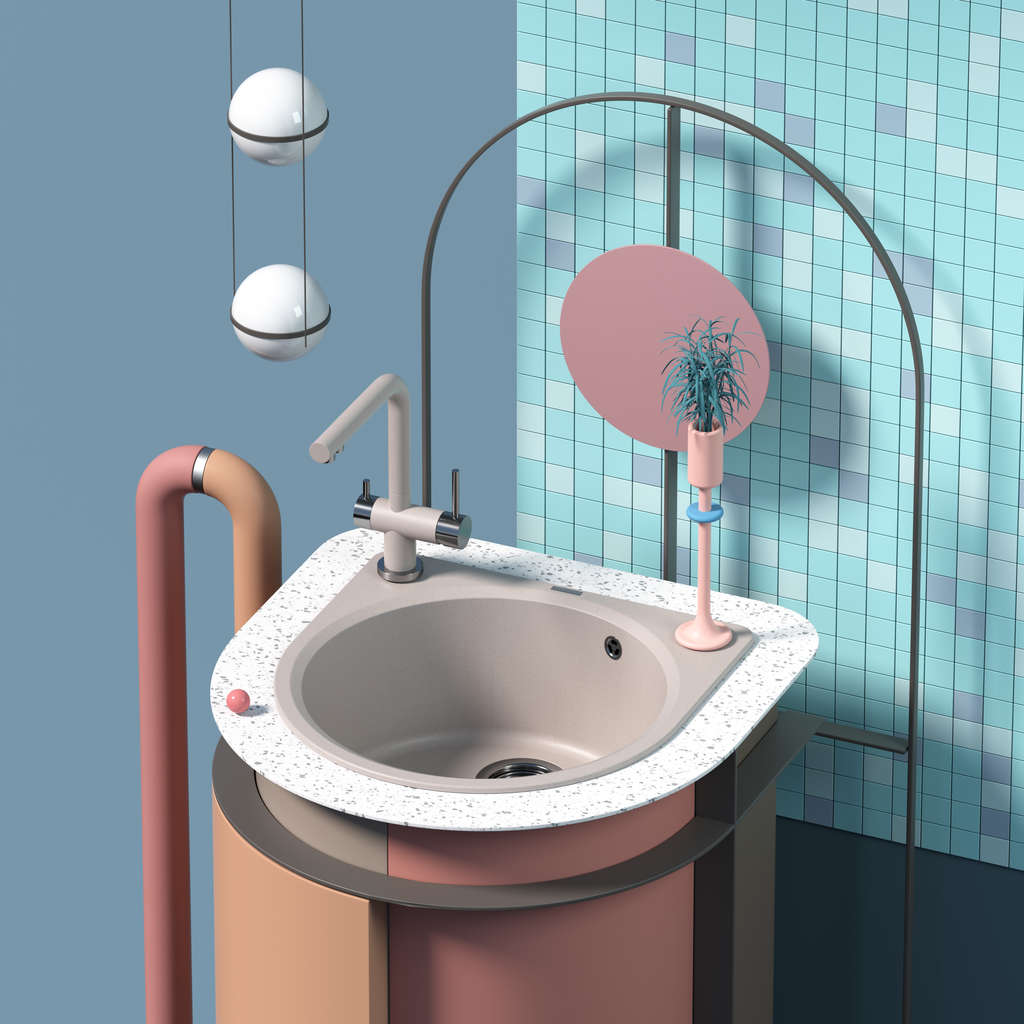 Кухонная мойка Akegata 51 BL OMOIKIRI 4993758 - Вид №3