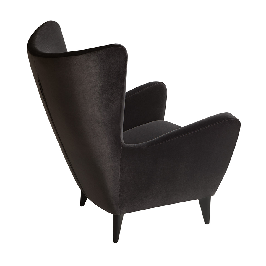 Кресло ELSA черное бархат Sits S1164 - Вид №3