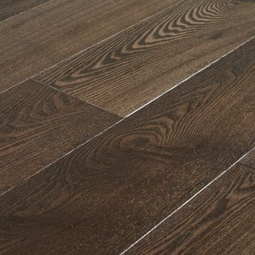 Паркетная доска Amber Wood Бурбон Ясень с брашью (Текстурированная) 909х125 мм 2600200421