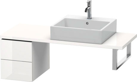 LC582505353 Шкафчик для компактной консоли L-Cube #LC5825 320 x 477 мм Каштан темный, декор Duravit - Вид №2