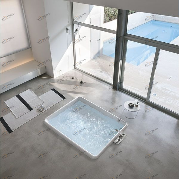 Ванна встроенная Bolla R 162x112 см с гидро и аэромассажем Gruppo Geromin 2BOA7N6