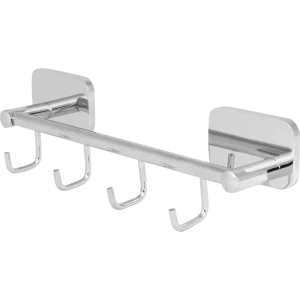 Планка «Kraft», 4 крючка, 25 см, цвет хром 82040369 STLM-2159572