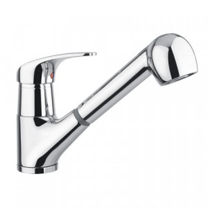 02451/LN Idral Кухонный смеситель, однорычажный, с выдвижным ручным душем и коротким рычагом