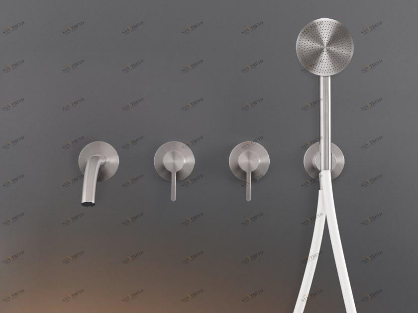 Ceadesign Настенный комплект из 2 смесителей для ванны с ручным душем Innovo Inv 58h