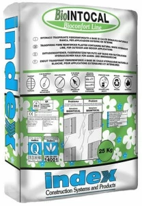 INDEX Дышащая штукатурка на основе натуральной гидравлической извести