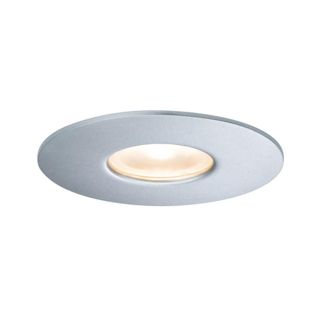 Уличный встраиваемый светильник светодиодный D 9,5 см серебристый House Downlight 79667 PAULMANN HOUSE DOWNLIGHT 00-3896014 Серебро  - Вид №2