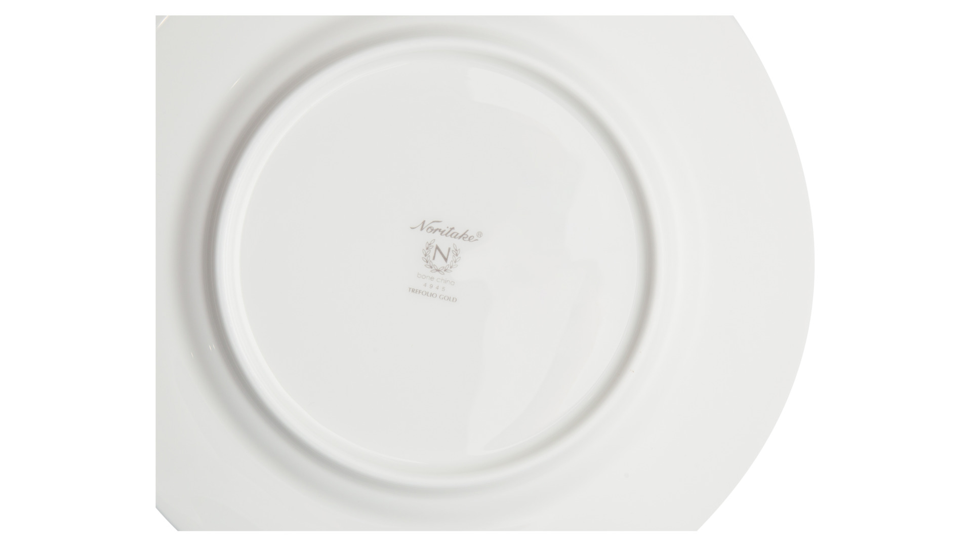 10645221 Noritake Набор из 6 тарелок обеденных Noritake "Трефолио,золотой кант" 28см Фарфор костяной  - Вид №2
