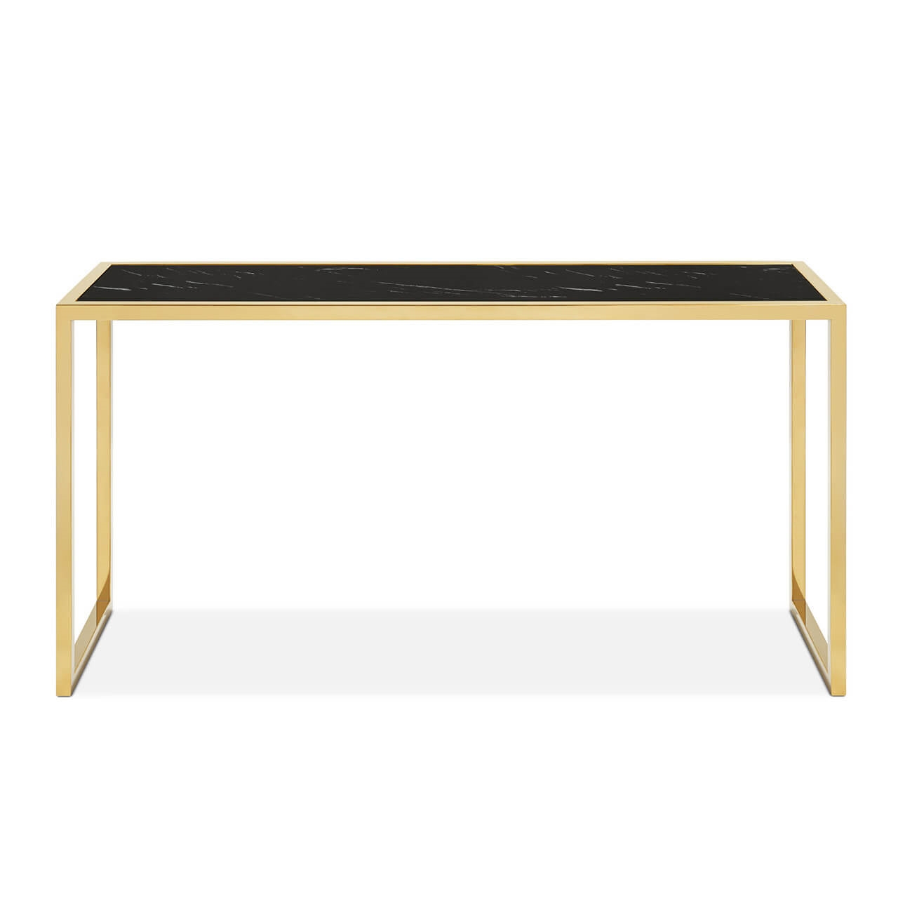 450287-93 ABHIKA КОНСОЛЬНАЯ КОРОНА ПРЯМАЯ H75 150X40 BLACK/GOLD 