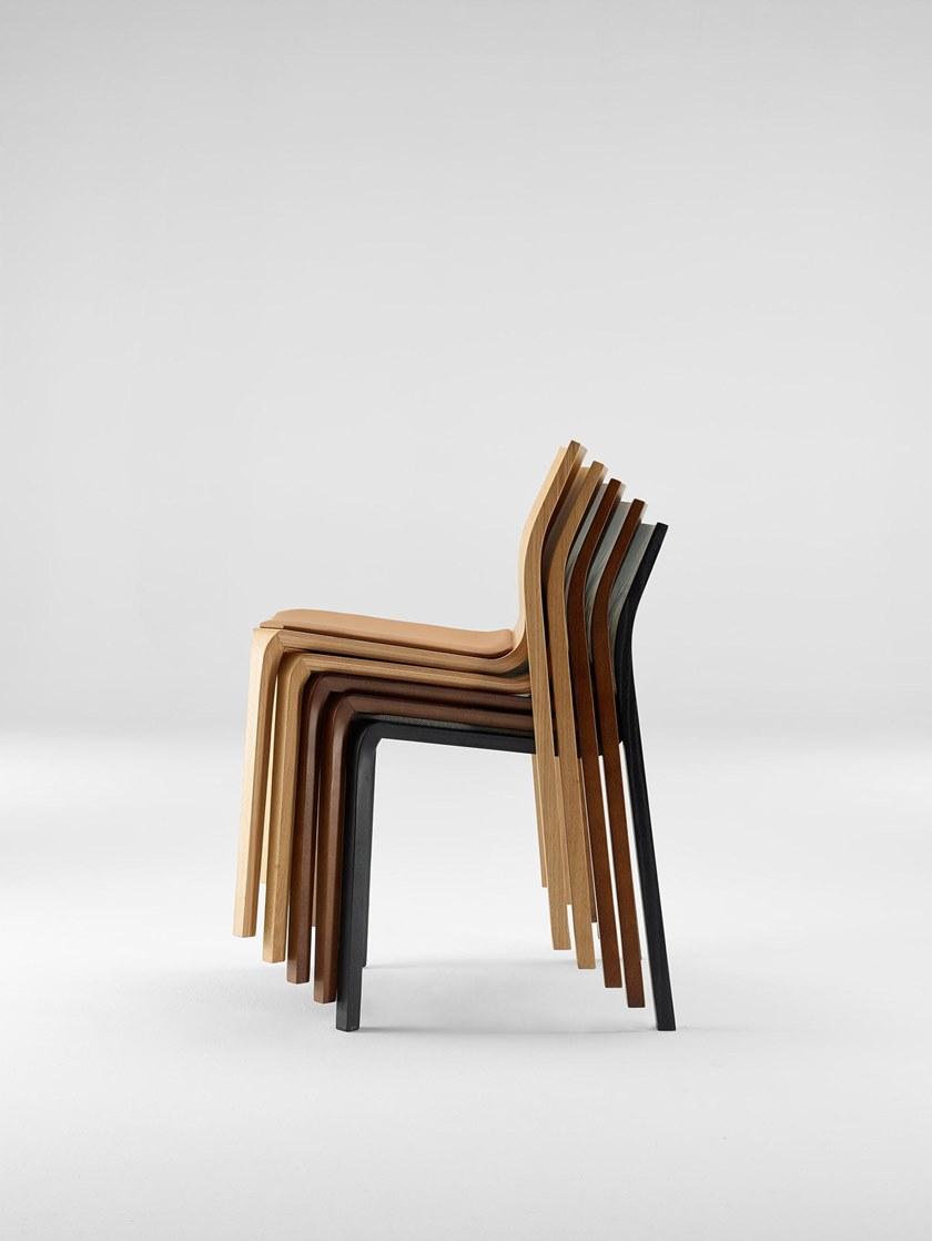 ONDARRETA Штабелируемый деревянный стул Silu sun-id-1474673 - Вид №9