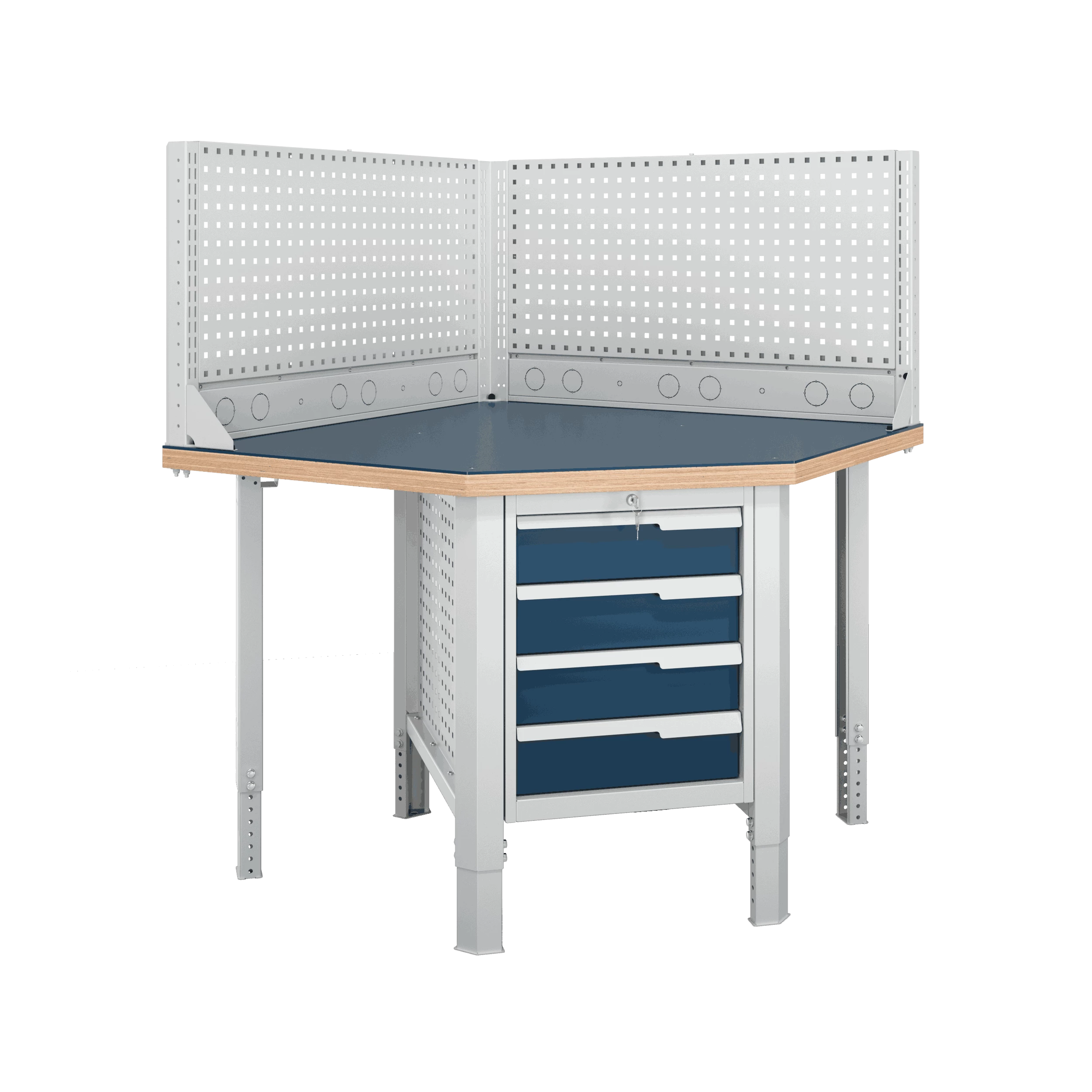 Верстак (угловой) CTR U532.S4.1-1R Верстакофф 124790