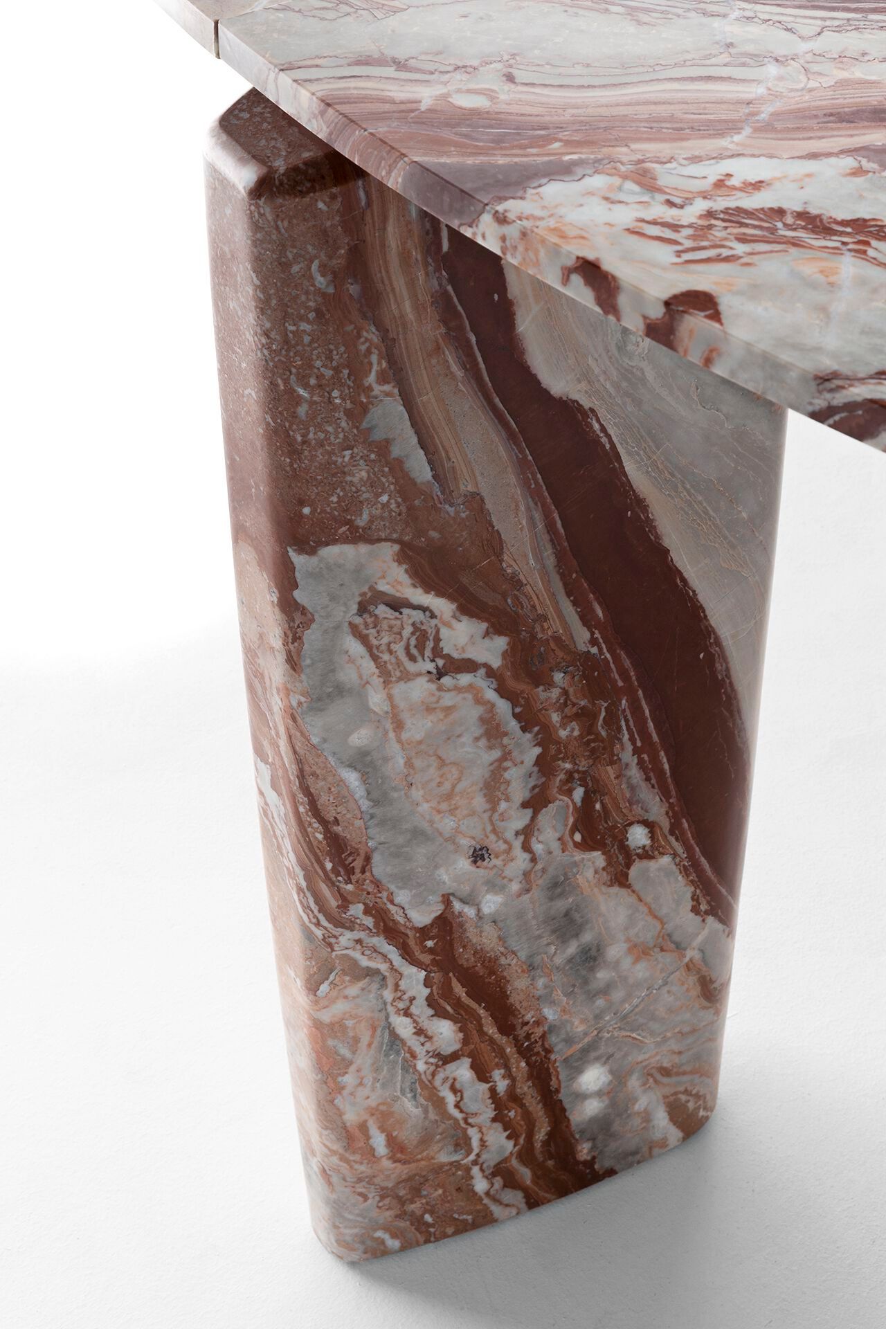 Арабский мраморный круглый садовый стол Exteta 10th ARCH-00137996 - Вид №5