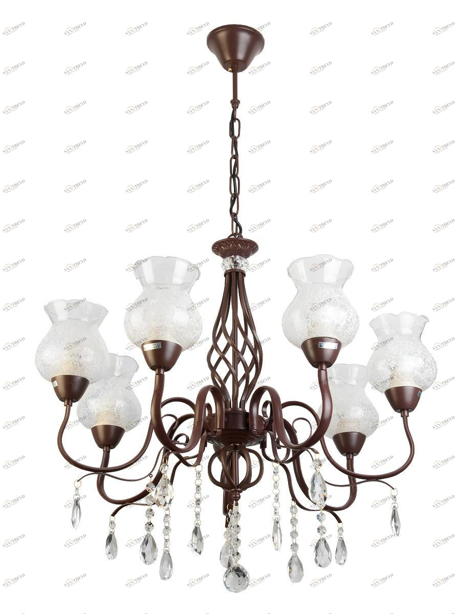 Подвесная люстра Toplight Kelli TL5680D-07PG TOPLIGHT ДИЗАЙНЕРСКИЕ, KELLI 186070 Белый 